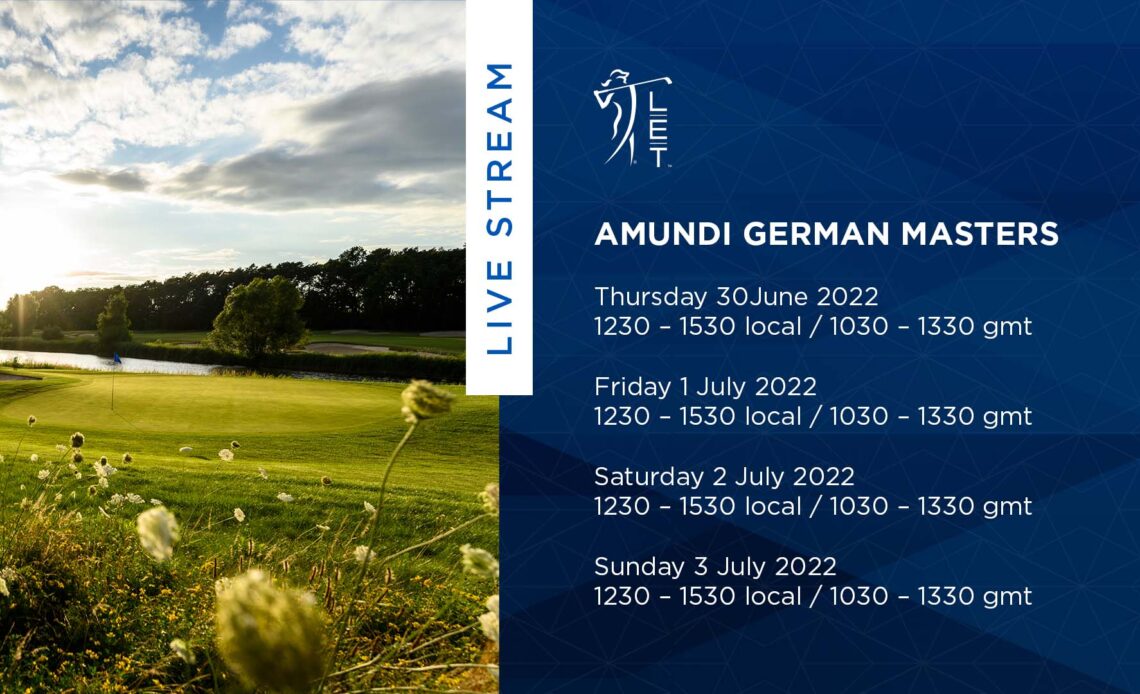 WATCH LIVE: AMUNDI GERMAN MASTERS