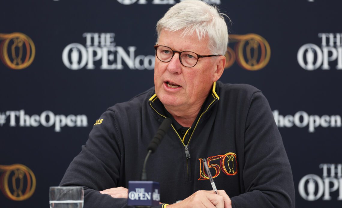 Banning Players From The Open 'Not On Our Agenda' - R&A Chief Martin Slumbers