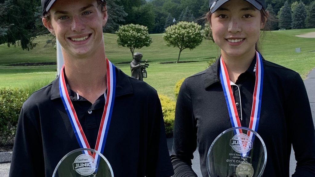 Carson Erick, Grace Huang win 2022 Golfweek New England Junior Open