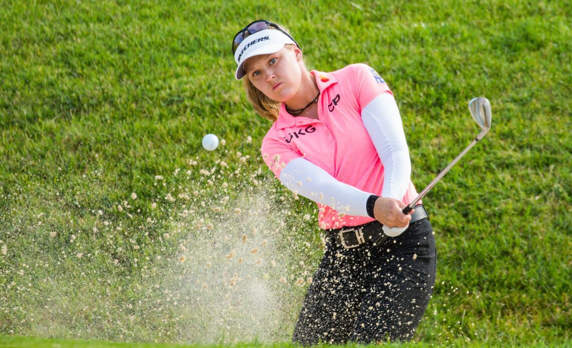 HENDERSON SHOOTS CONSECUTIVE ROUNDS OF 64 TO LEAD AMUNDI EVIAN CHAMPIONSHIP