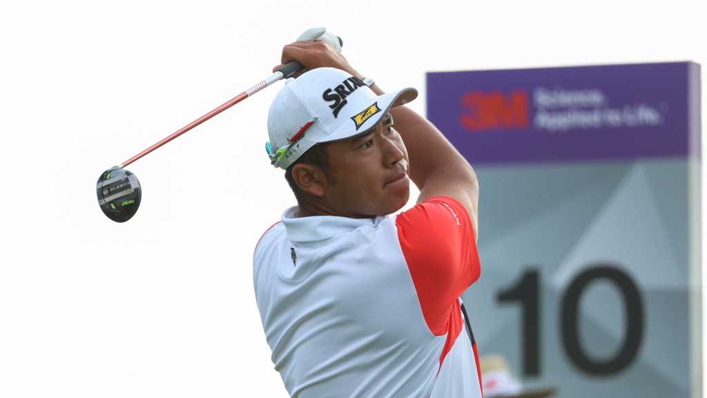 Hideki Matsuyama hits three balls in water at 2022 3M Open