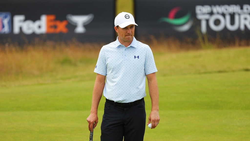 Jordan Spieth holes out for 2nd eagle of round at Scottish Open