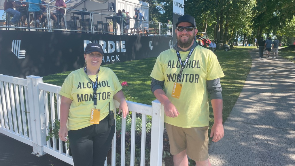 LIV Golf Portland event has ‘alcohol monitors’ roaming the crowds