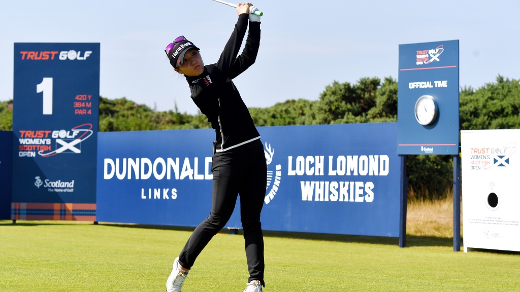 Lydia Ko leads after second round at Dundonald