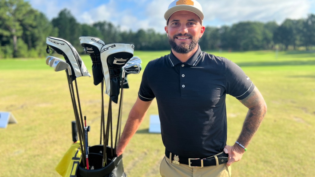 No-hand golfer Brandon Canesi thrives at Pinehurst