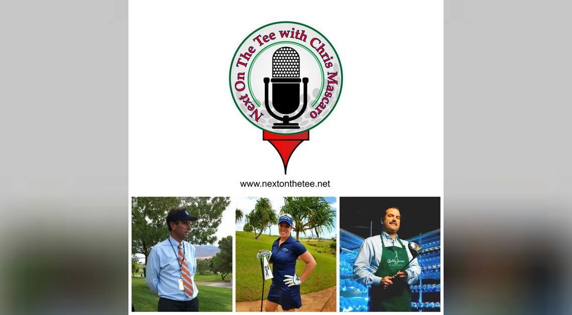 PGA Tour Rules Official Stephen Cox, 8 Time Women's Canadian Long Drive Champion Lisa "Longball" Vlooswyk, and World Renowned Golf Club Designer Jesse Ortiz Join me on Next on the Tee Golf Podcast