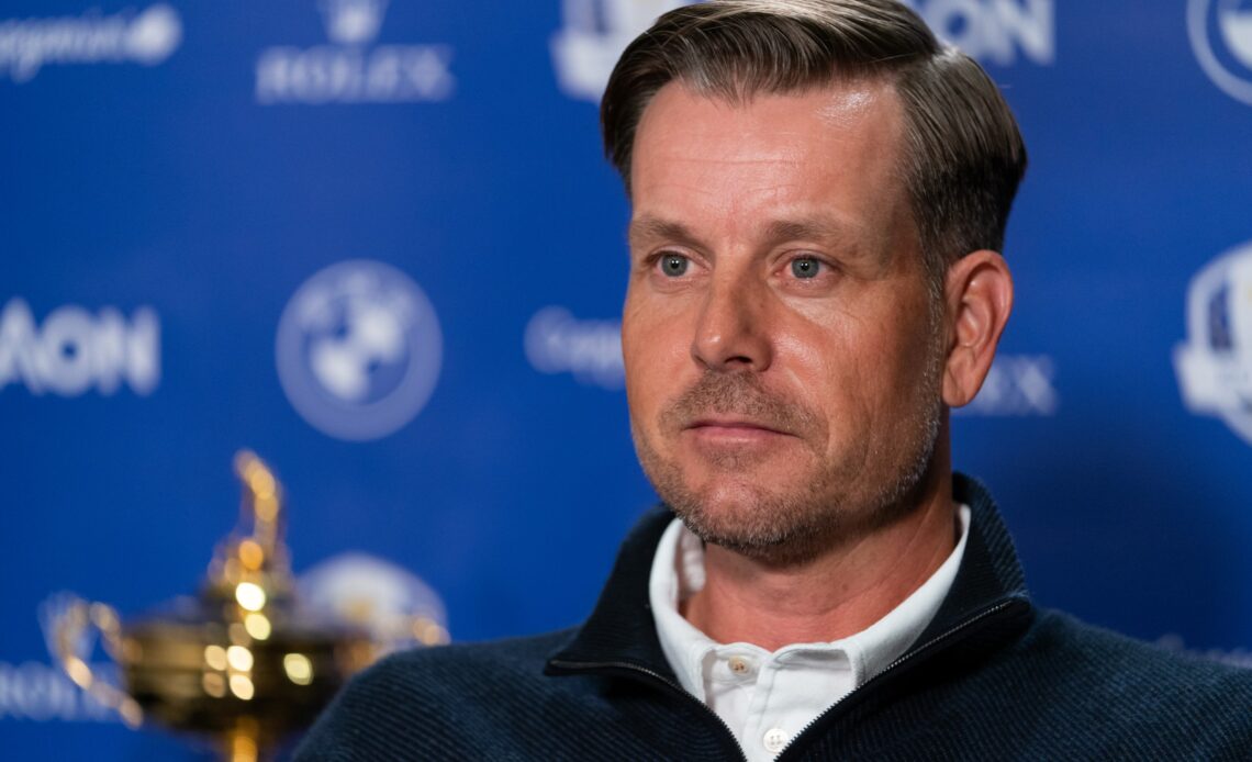 Report: Henrik Stenson Will Be Stripped Of Ryder Cup Captaincy