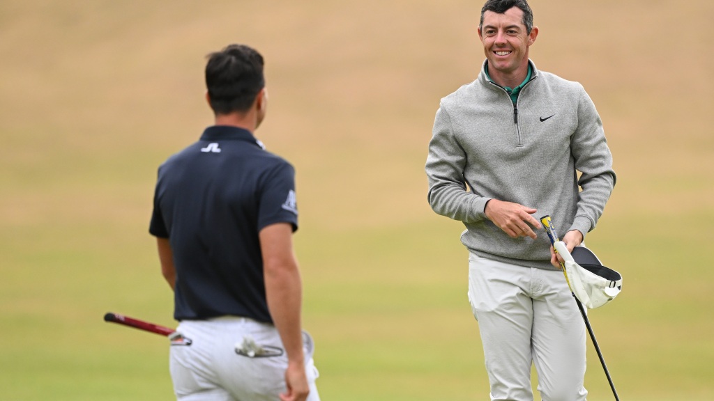 Rory McIlroy, Viktor Hovland separate from field