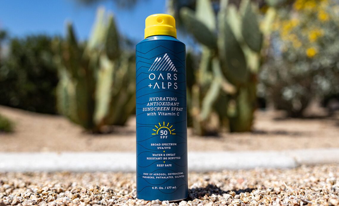 Oars + Alps Hydrating Antioxidant SPF 50 sunscreen
