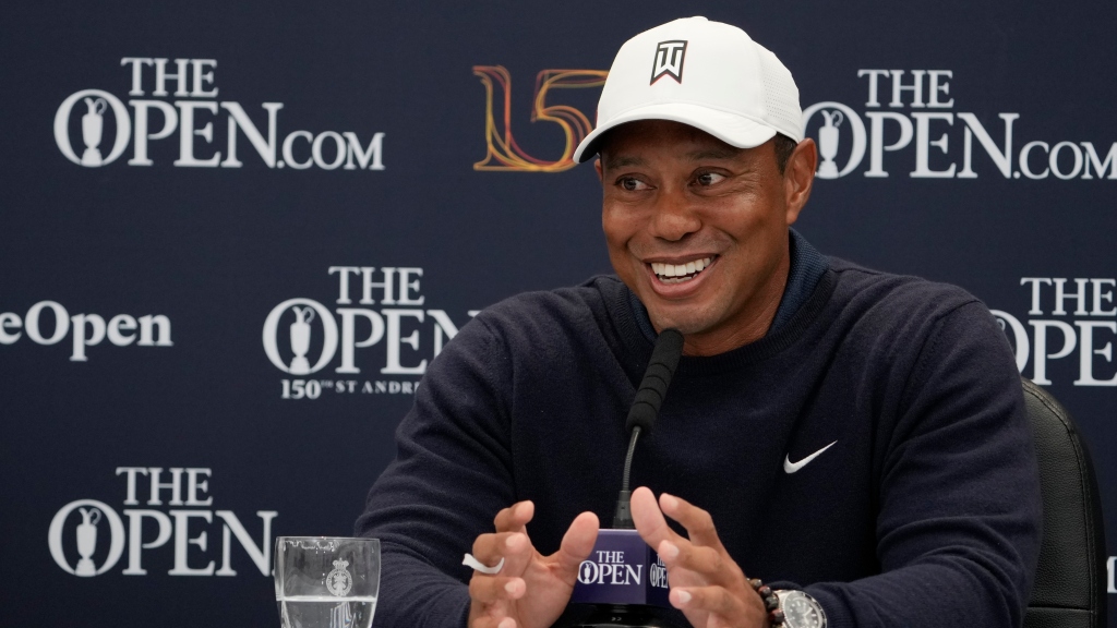 Tiger Woods taking it easy before start of 2022 British Open