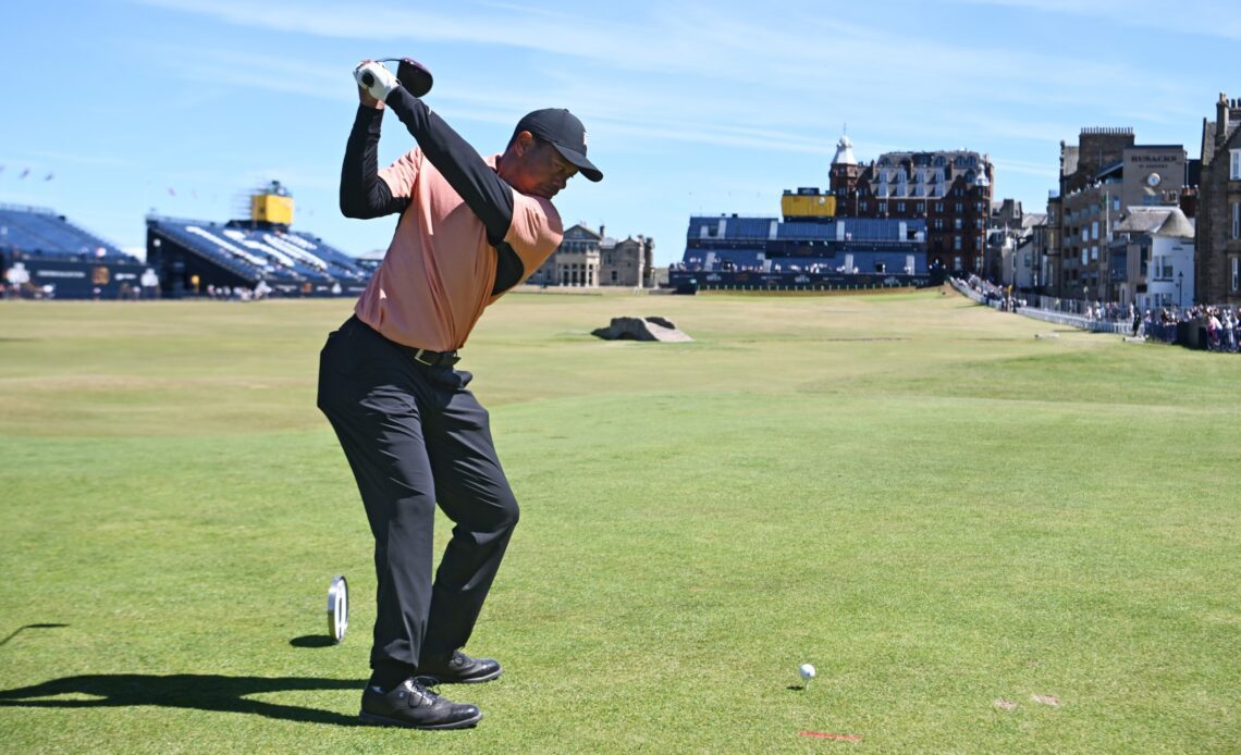 WATCH: Tiger Woods Drives 18th Green At St Andrews