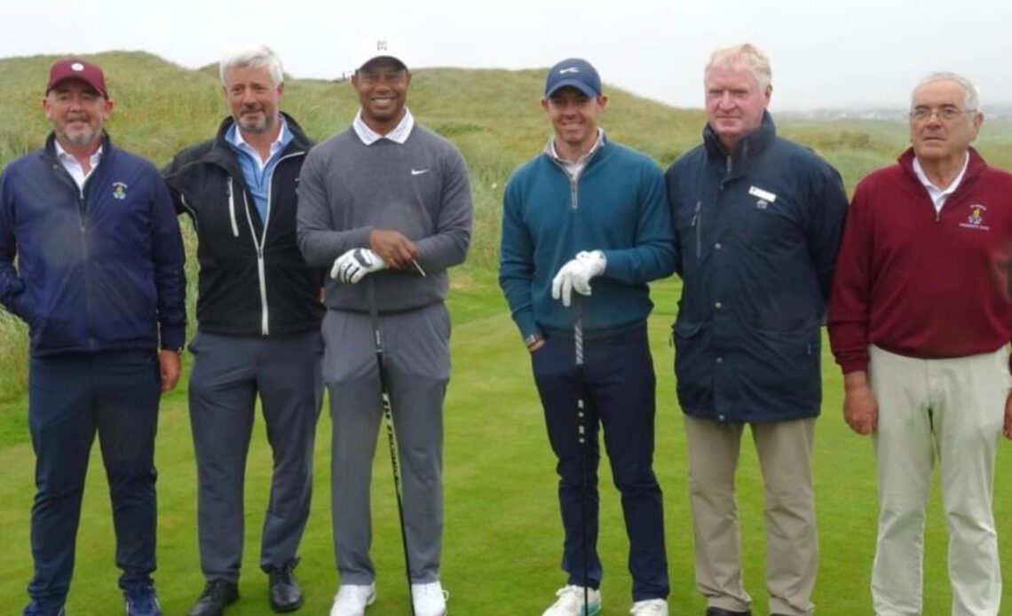 Woods And McIlroy Play Ballybunion In Open Championship Tune-Up