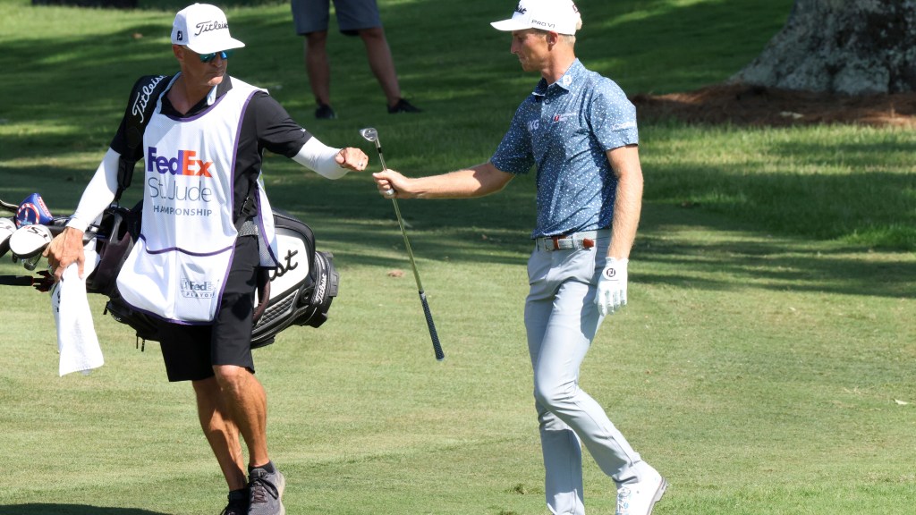 Caddie Joel Stock guides Will Zalatoris to first his PGA Tour win