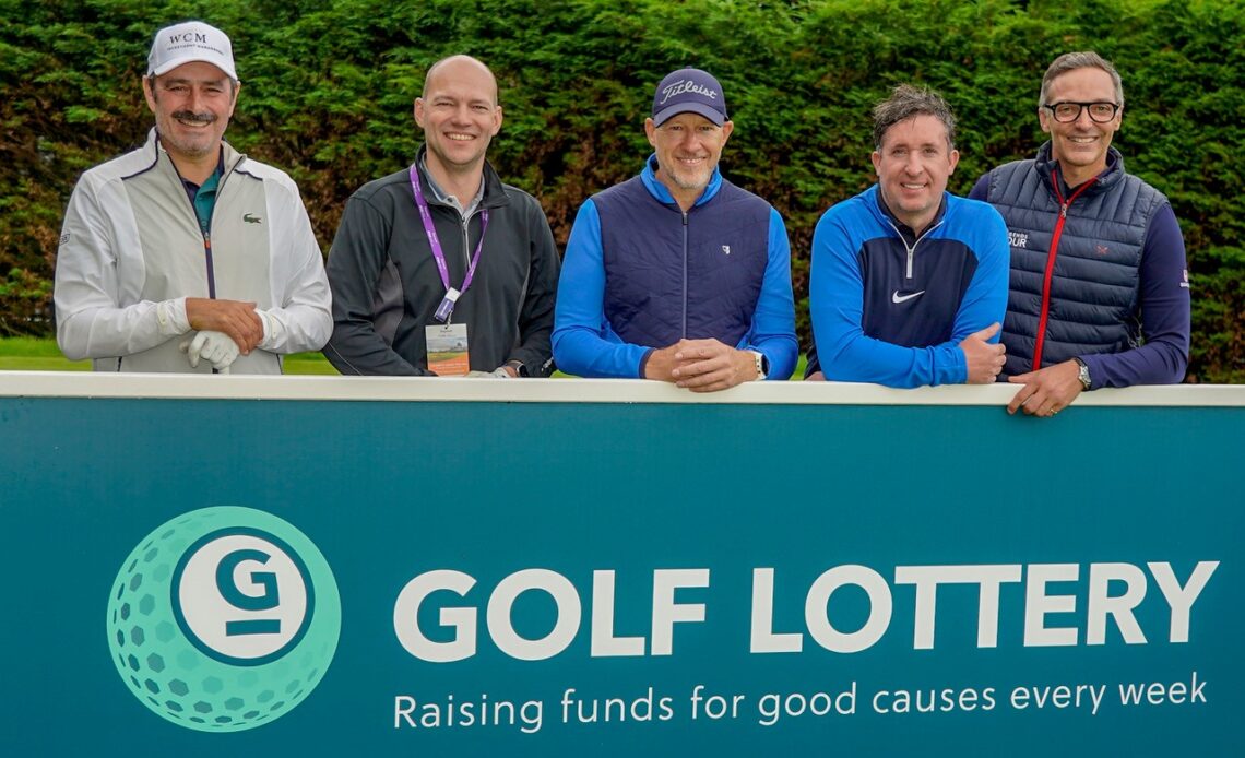 First Golf Lottery Winner Enjoys A Round With Sporting Legends