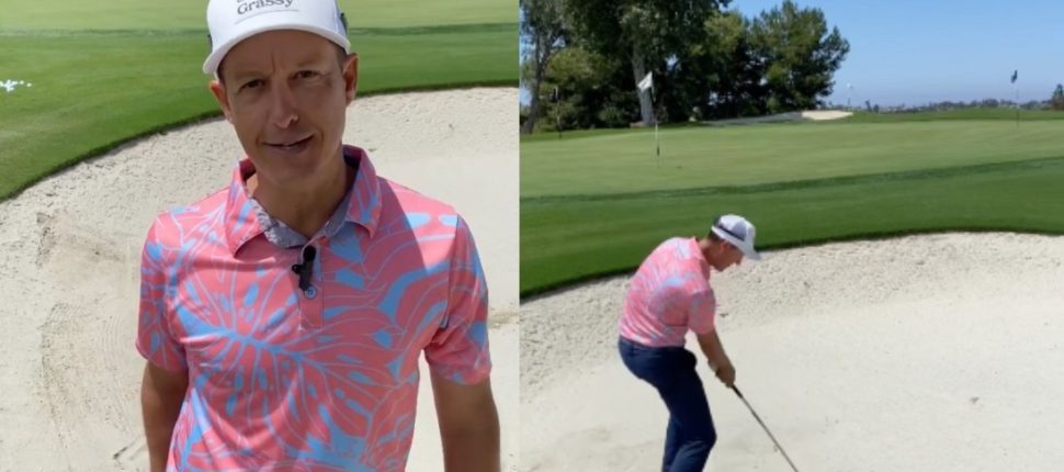 Struggle with the long bunker shot? Watch this...