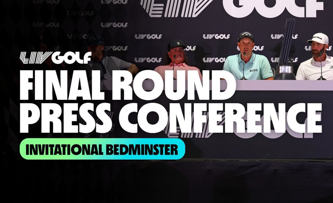 Sunday Press Conference LIV Golf Bedminster