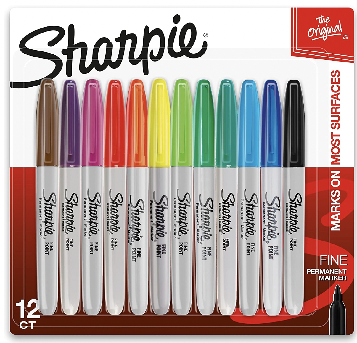 Sharpie 12 count from Amazon