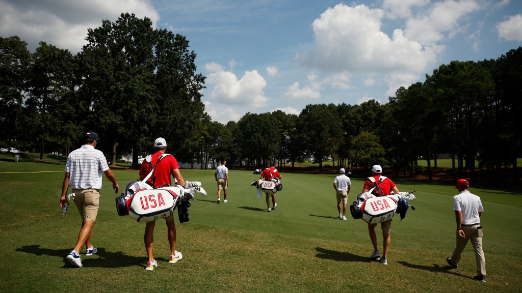 2022 Presidents Cup practice rounds at Quail Hollow Club