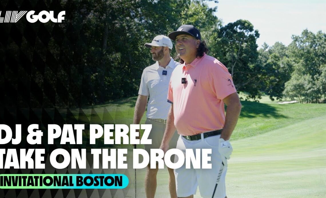 4 Aces vs the FPV Drone | LIV Golf Invitational Boston