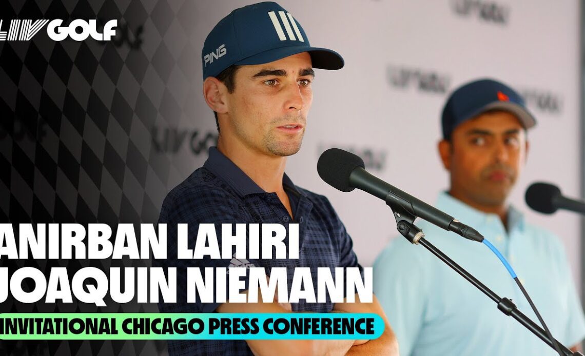 Anirban Lahiri & Joaquin Niemann Press Conference | LIV Golf Invitational Chicago