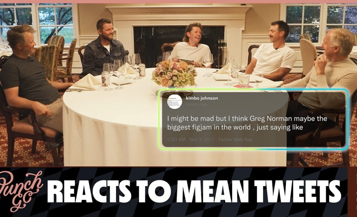 Aussies React To Mean Tweets | Punch GC + Greg Norman