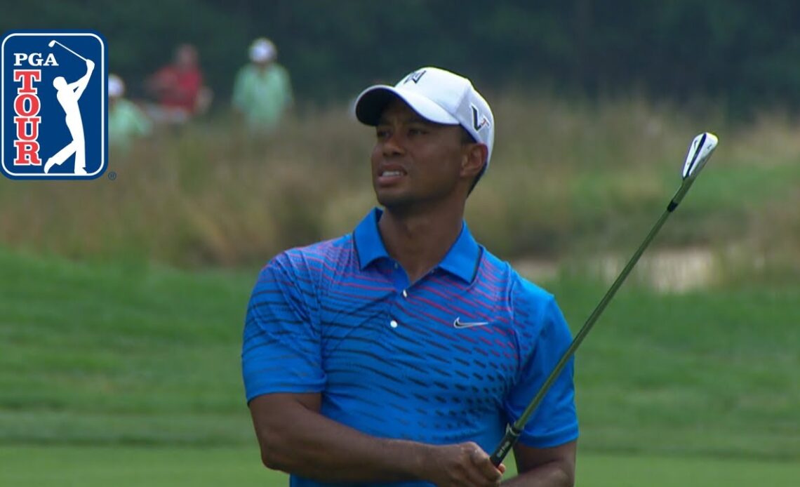 Best of: Tiger Woods approaches into par 5s