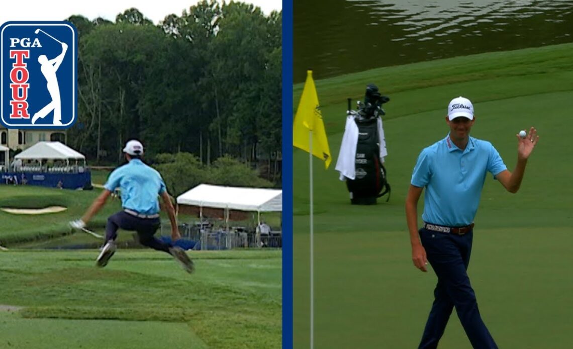 Best reaction ever to a hole-in-one? Chesson Hadley’s at Wyndham