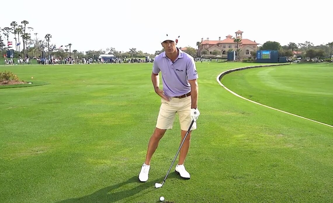 Billy Horschel demonstrates how to hit the ball farther
