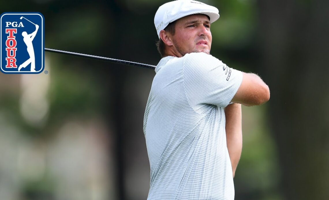 Bryson DeChambeau’s 343-yard CARRY leads to eagle at Rocket Mortgage