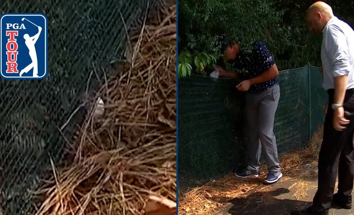 Bryson receives ruling, avoids going OB by inches at WGC-FedEx St. Jude
