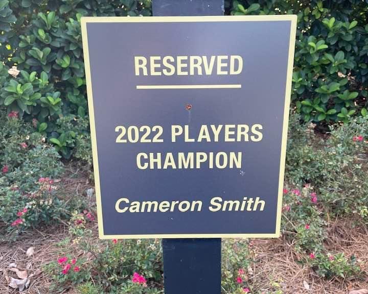 Cameron Smith loses his reserved parking spot at TPC Sawgrass