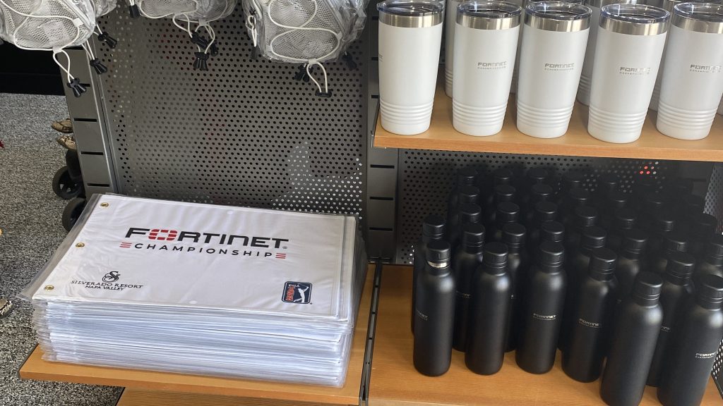 Check out the merchandise the 2022 Fortinet Championship