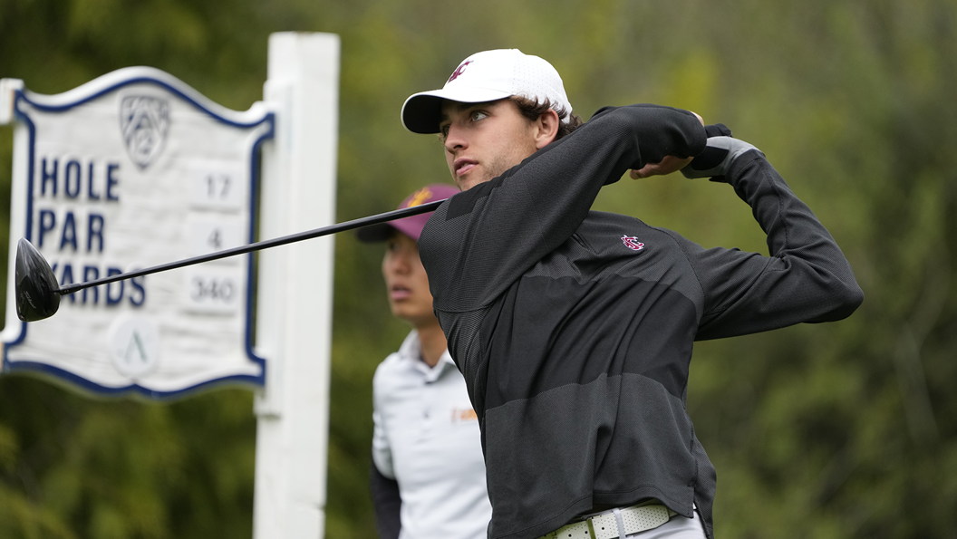 Cougs Have Two Golfers Card Under Par on Day Two of the Pac-12 Championships