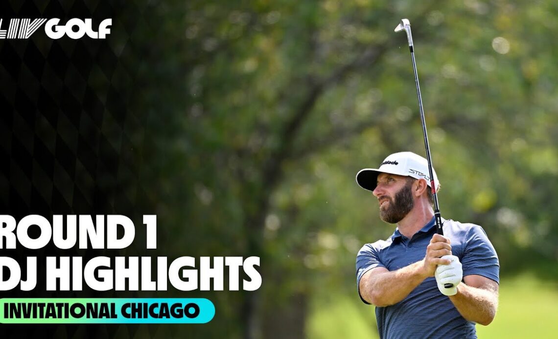 DUSTIN JOHNSON ROUND 1 Highlights | LIV Golf Invitational Chicago