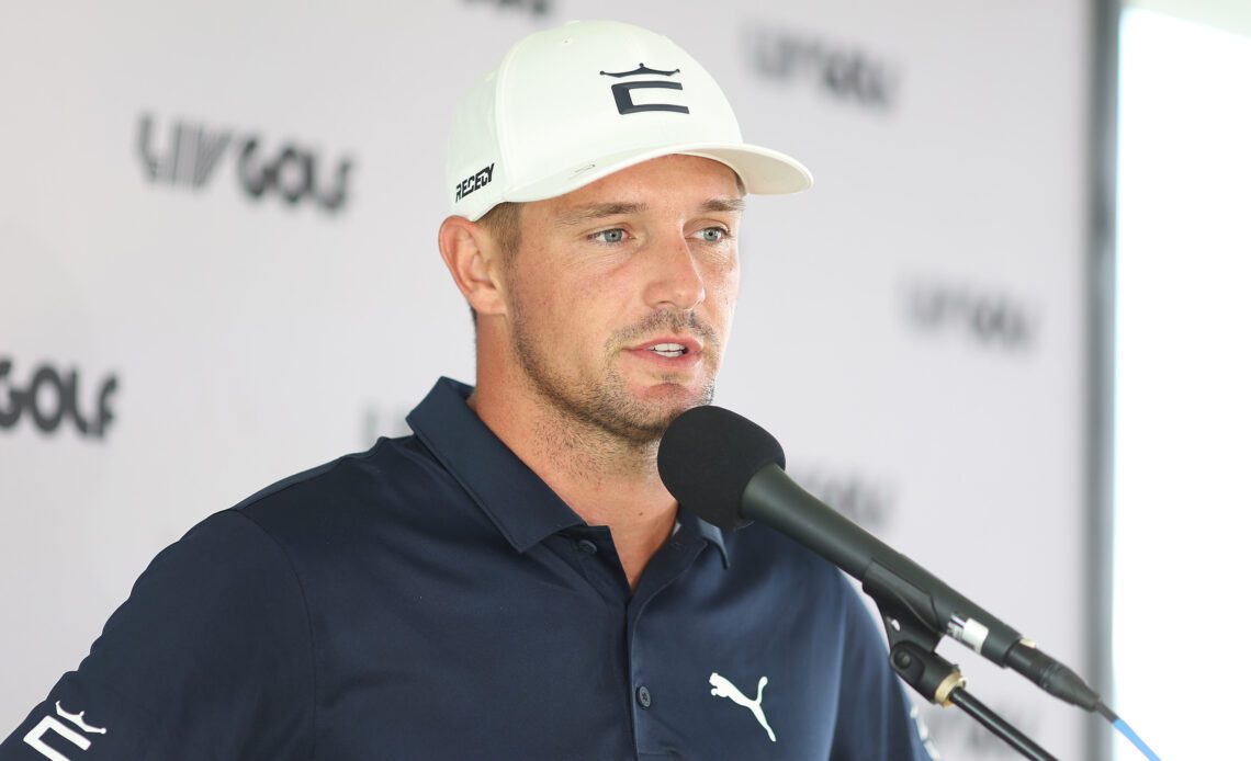 DeChambeau Says 'Team Events Are Only Hurting Themselves' By Banning LIV Golf Players