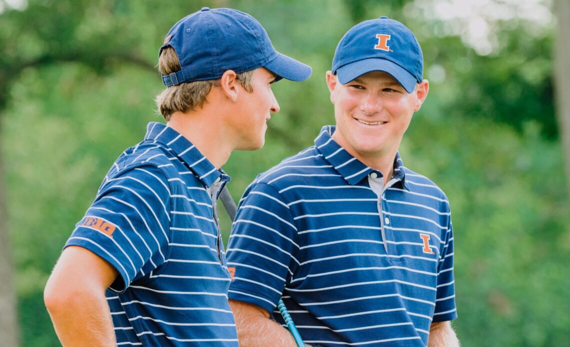 Dumont de Chassart, Kuhl Lead Illini Into Final Round at Olympia Fields