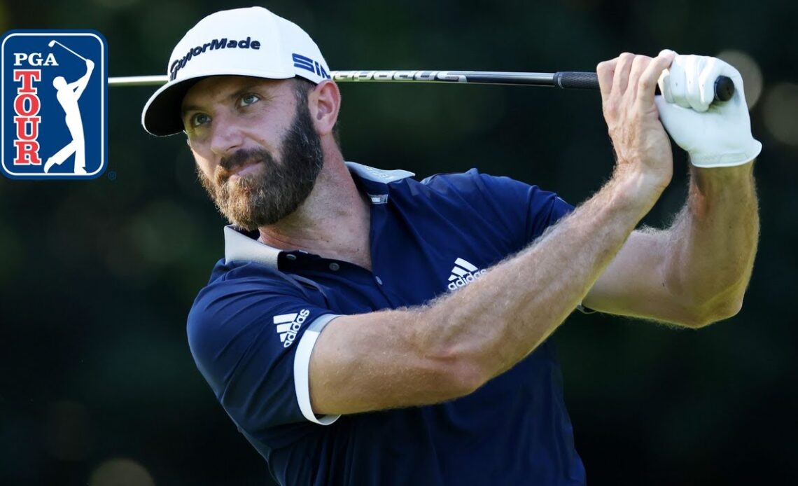 Dustin Johnson’s swing in slow motion (every angle)