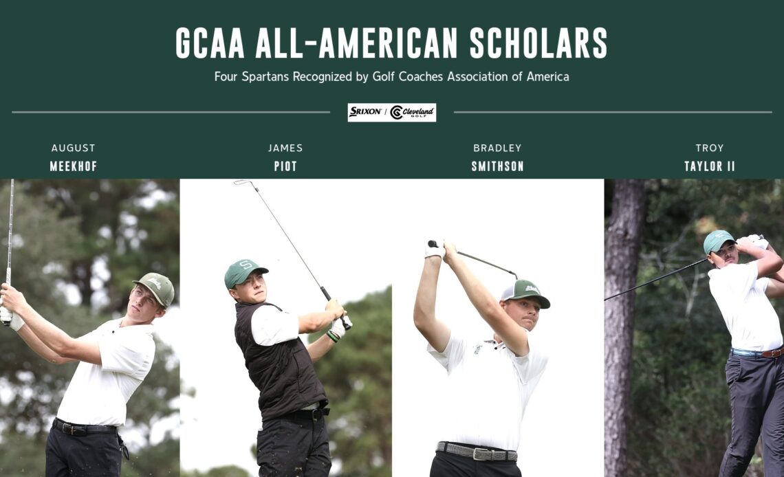 Four Spartans Earn GCAA All-American Scholar Honors