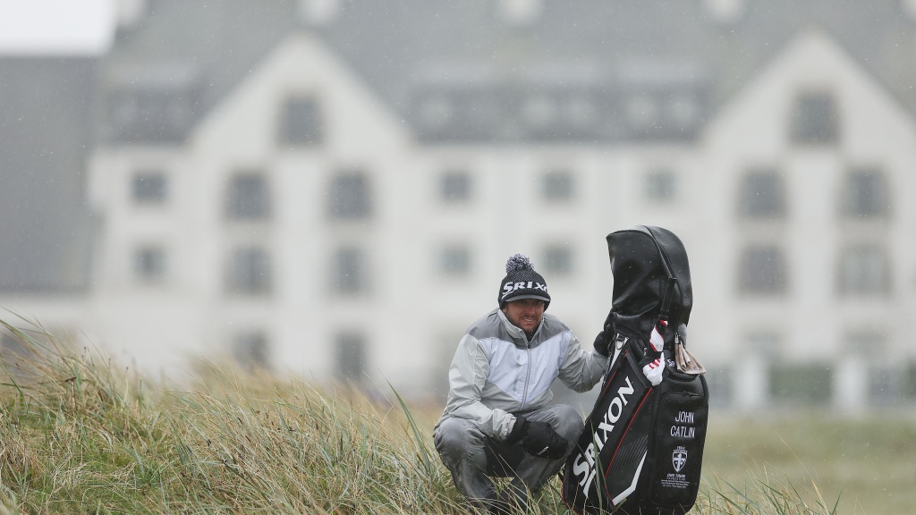 Heavy wind, rain make it tough at Alfred Dunhill Links Championship