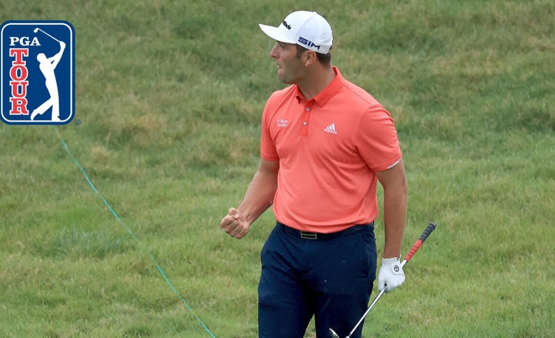 Jon Rahm assessed two-stroke penalty after chip-in at the Memorial