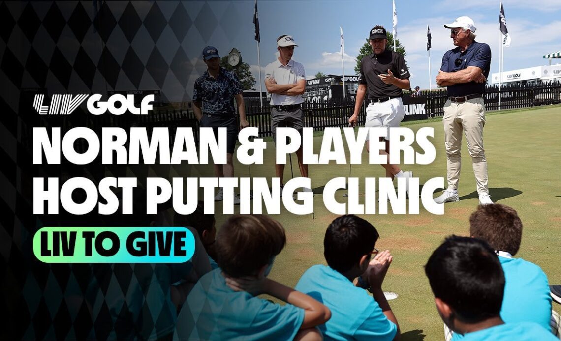 Kids Putting Clinic in Bedminster | LIV To Give