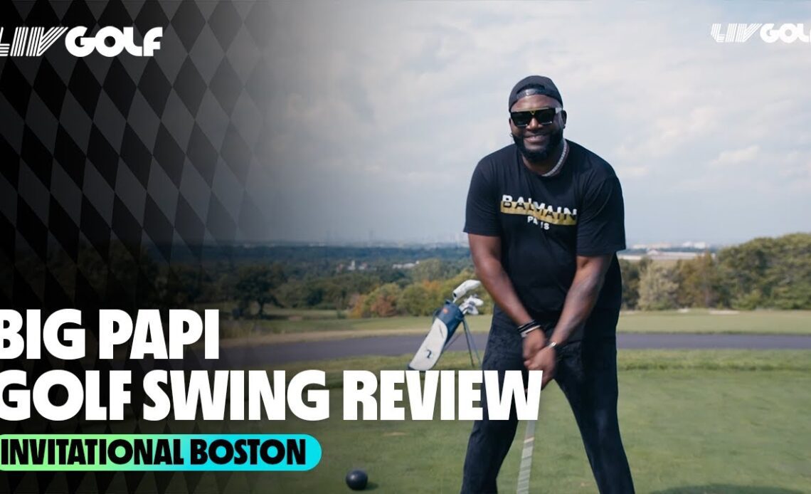 LIV Golfers Review Big Papi's Swing | LIV Golf Invitational Boston
