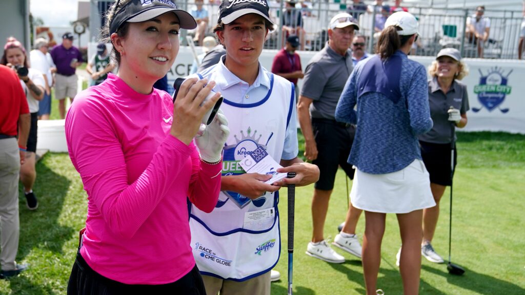 LPGA Queen City Championship has local caddies helping tour players