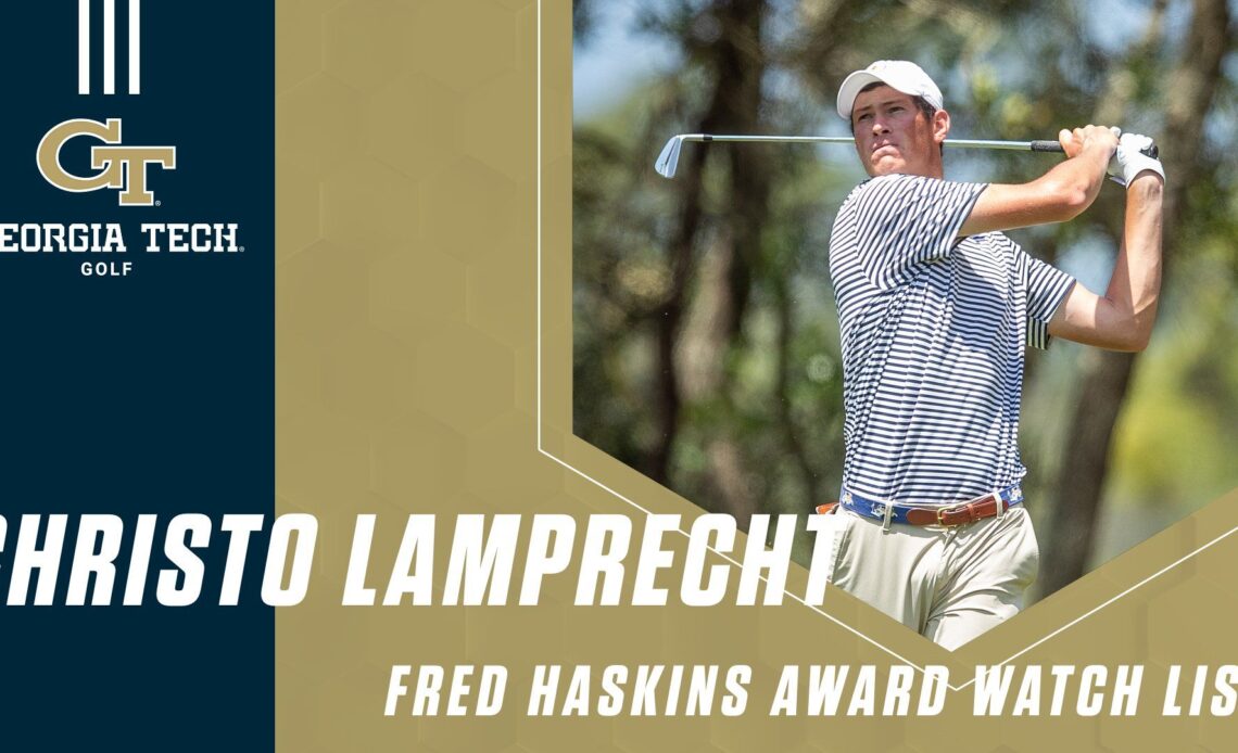 Lamprecht Named to Haskins Award Watch List – Men's Golf — Georgia Tech Yellow Jackets
