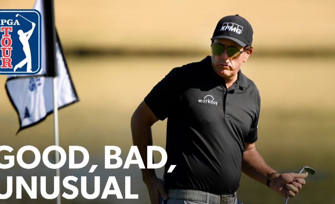Lefty’s unlucky lip-out, McIlroy’s hole-out, Hubbard’s unusual putting stroke