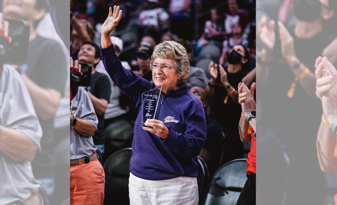 Linda Vollstedt Honored by Phoenix Mercury