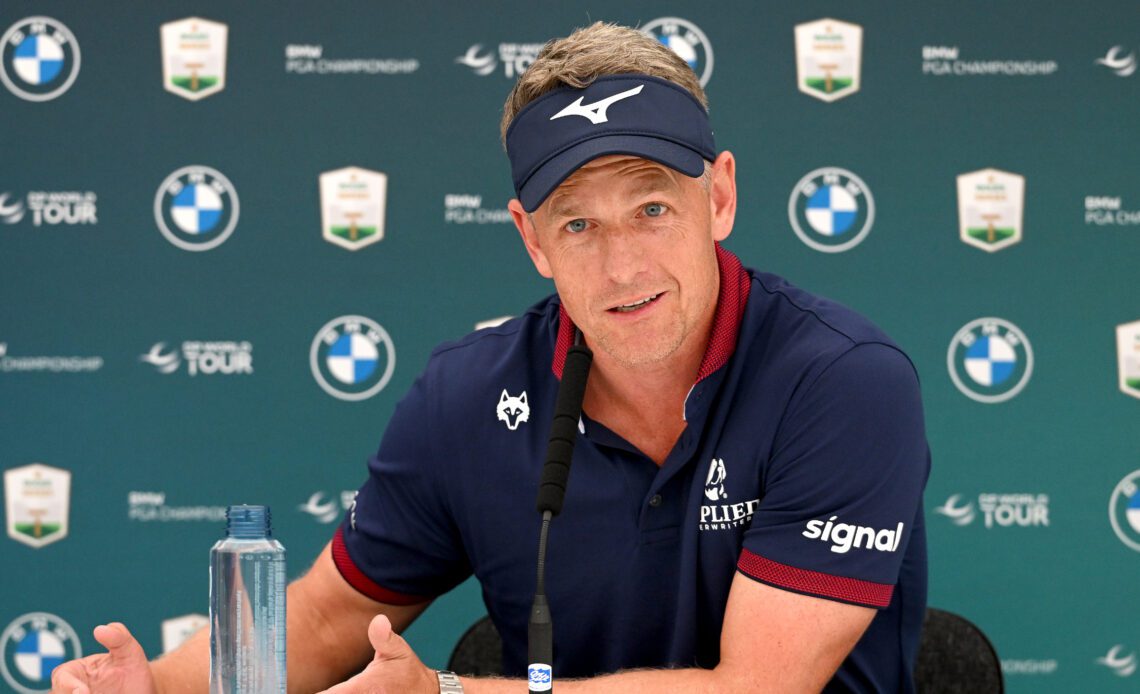 Luke Donald Denies Tension With LIV Golfers At BMW PGA Championship