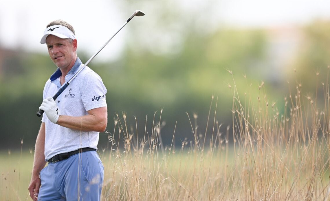 Luke Donald Hits The Wrong Ball At Italian Open