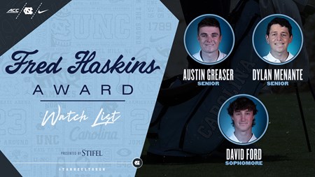 Men's Golf With Three On Haskins Award Watch List