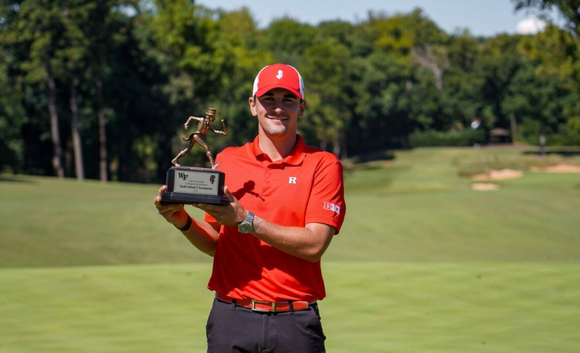 Men’s Golf’s Marcoux Wins Co-Medalist in 1st Place Finish at Old Town Club Collegiate, Team Finishes 5th